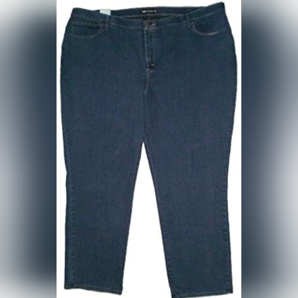 LEE Relaxed Fit Straight Leg Womens Blue Stretch Denim Jeans Size 30W L x 33 New